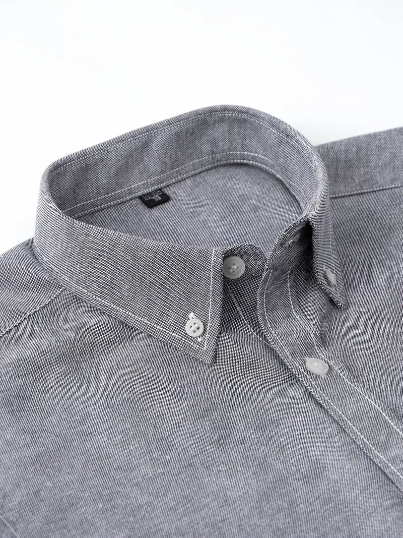 Men's Formal Grey Long Sleeve Shirt