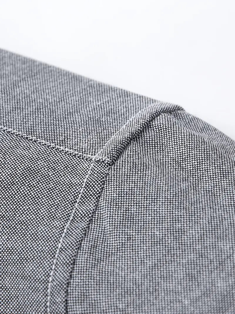 Men's Formal Grey Long Sleeve Shirt