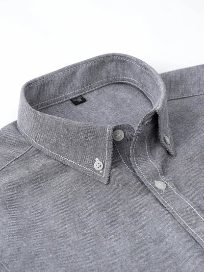Men's Formal Grey Long Sleeve Shirt