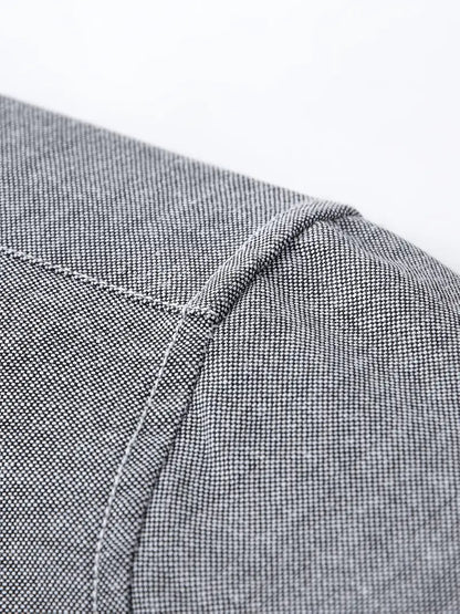 Men's Formal Grey Long Sleeve Shirt