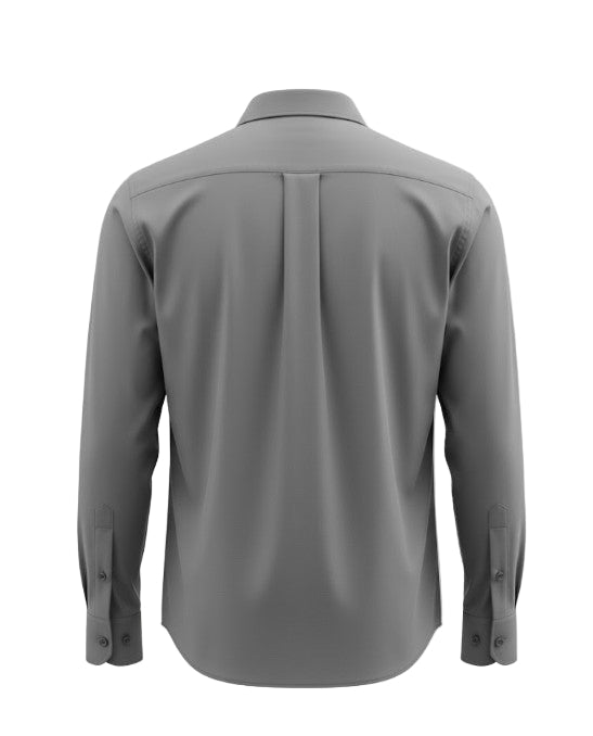 Men's Formal Grey Long Sleeve Shirt
