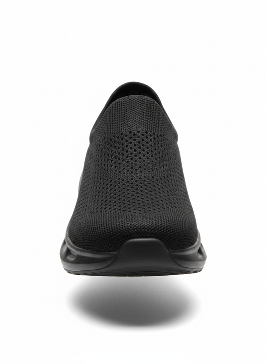 Black Mesh Runner Shoes