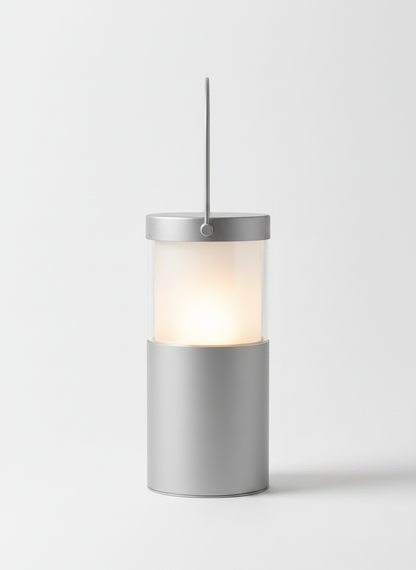Gray Led Lantern Lamp